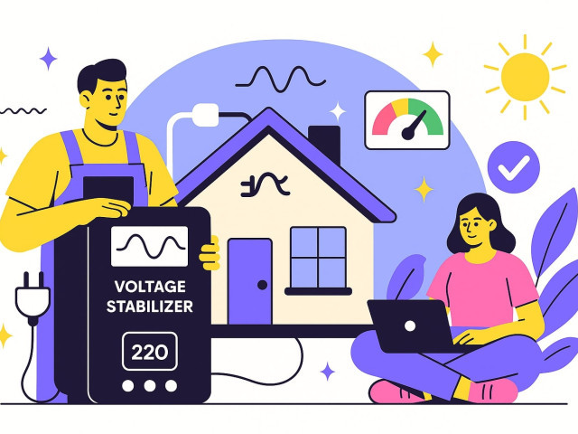 Енергетична ефективність і точність регулювання стабілізаторів Елекс Гібрид