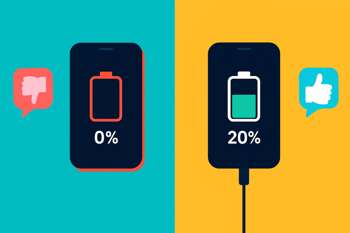 Слідкуйте за зарядкою акумулятора свого смартфона