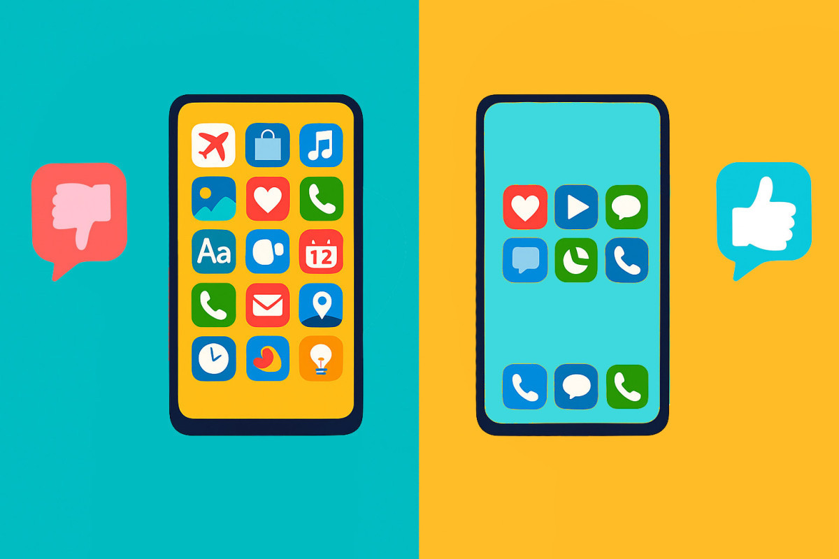 Не перевантажуйте смартфон непотрібними додатками