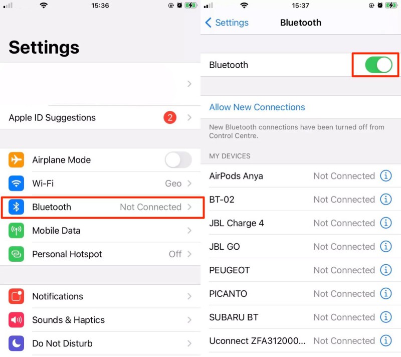 Як роздати інтернет з iPhone через Bluetooth