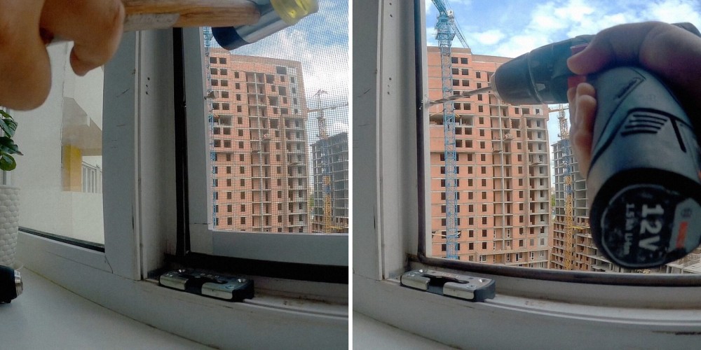 Як встановити москітну сітку на вікно 11