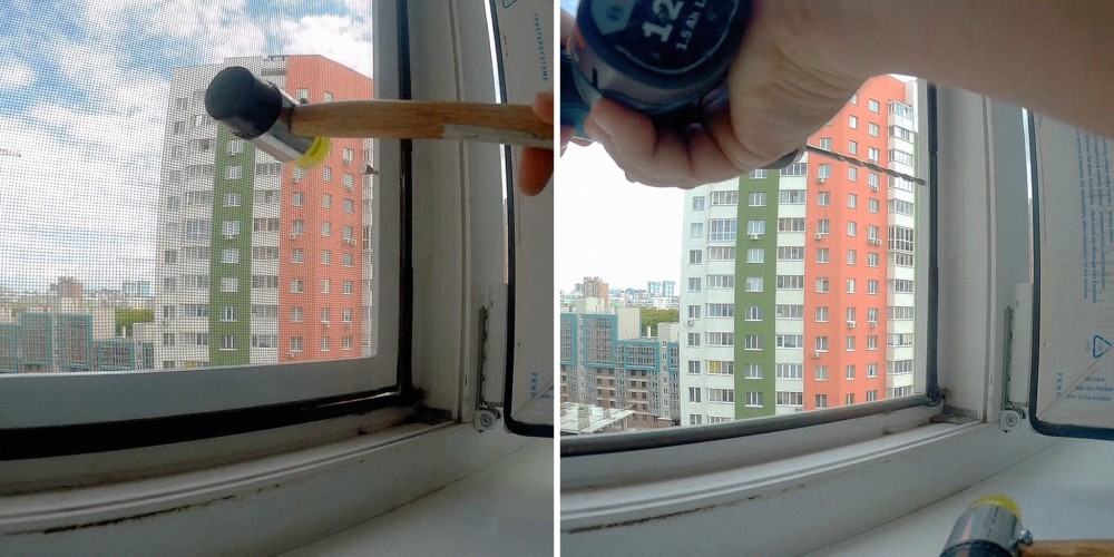 Як встановити москітну сітку на вікно 12