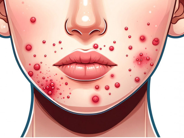 Що таке періоральний дерматит і як прибрати висип навколо рота