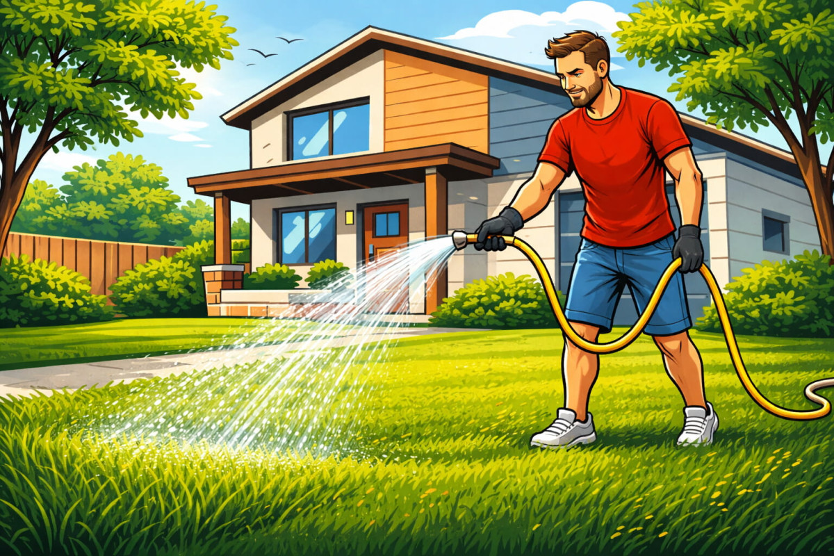 Полив – мистецтво зволоження газону